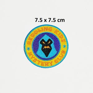 Mystery Club Meddling Kids Monsterologist Scooby Doo Cartoon Trendy Applique Embroidered Sew Iron On Patch N-876