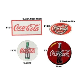 Coca Cola Drink Fancy Embroidered Patch Badge Sew ON Iron On For Jacket Jeans Bags Transfer Sports
