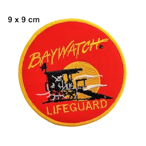 BayWatch Life Guard Embroidered Patch Badge Sew on Iron On For Jacket Jeans Bags Fancy Transfer N-317