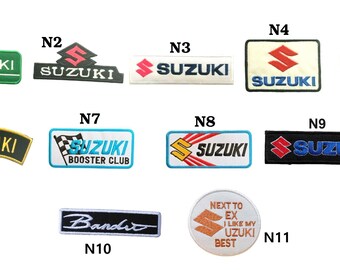 Suzuki Car Emblem Stickers - Silver Badge Decals Replacement Set Of 2