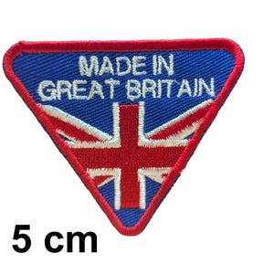 Made In Great Britain National Embroidered Iron Sew on Transfer Patch Badge Cool Dress Transfer 257