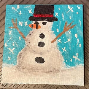 Snowman Painting