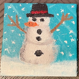 Snowman Painting