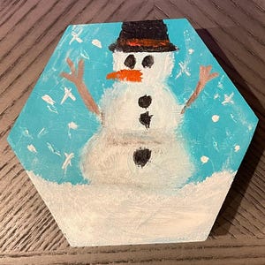 Snowman Painting