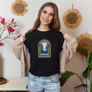 Adventure Awaits Hiking Tee, Out of breath hiking crew, Christmas Gift for Hikers, Camping Tshirt, Nature Lover Apparel, adventurer tshirt