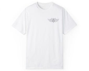 Camiseta vintage de garaje de motocicleta, unisex, teñida en prenda, de motociclista, con texto "Ride to Live", informal, regalo para amantes de las motocicletas.