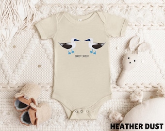 Funny Booby Baby Onesie, Future Bird Watcher, Bird Nerd Gift, Booby Bird, Expecting Father Gift, Funny Expecting Mom Gift, Booby Baby Onesie