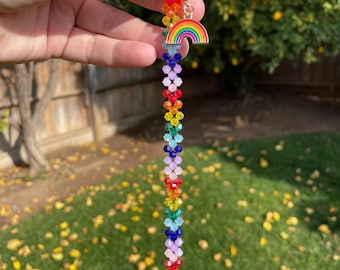 Pride bracelet, gay pride, LBGTQ, custom pride bracelet, jeweled pride bracelet, rainbow flag pride, bead pride bracelet