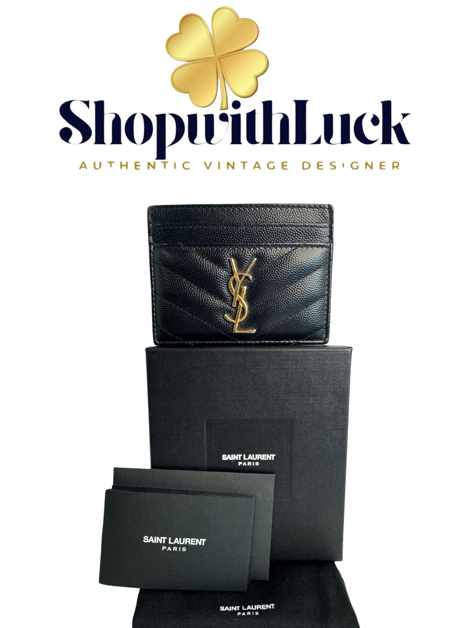 Ysl Vintage Wallet - Etsy
