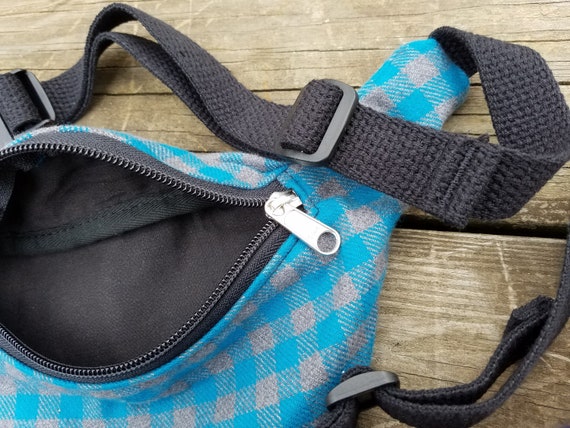 teal bum bag