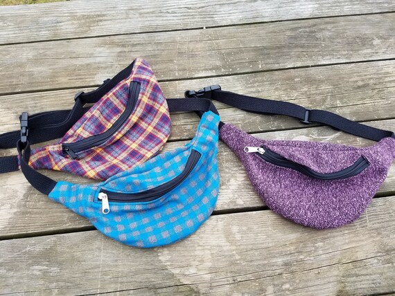 flannel fanny pack