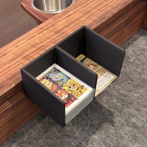2 Slot Standard Card Size Deck Holder Accessory for use with Wyrmwood MGT / Modular Gaming Table