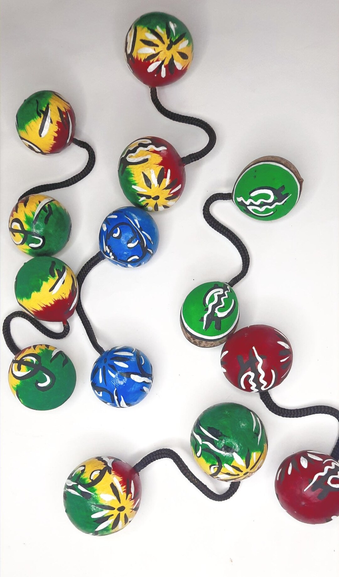 Koshkash - 2 Pairs Of Kashaka Shaker Instruments (Asalato Rhythm Balls) | Hand Percussion For Music & Parties