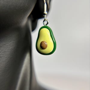 Unique Avocado Earrings - Playful Accessory for Avocado Aficionados