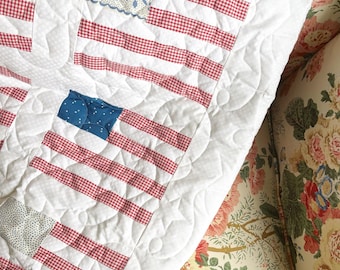 Digitale quiltpatroon Amerikaanse vlag (pdf)
