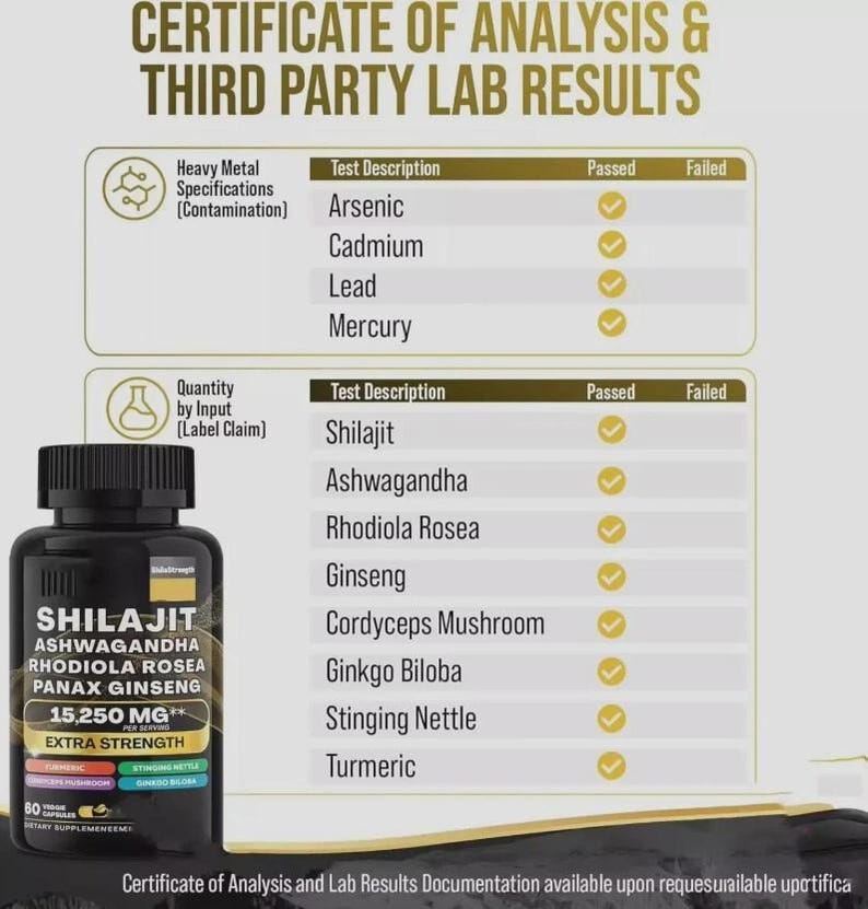 Sea Moss & Shilajit (Black Seed Oil, Turmeric, Ashwagandha, Ginger, Vitamin D 画像 3