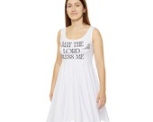 Women's Skater Dress: Faith-Inspired Blessing Dress, Casual Summer Dress, Church Outfit, Gift for Her, Vacation Essential