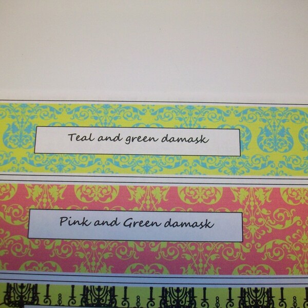 Sew In clothing tags and labels - Damasks
