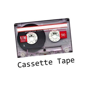 K&ouml;nnte beinhalten: Ein violettes Kassettenband mit einem roten Etikett, auf dem "Great for Everyday Recording" und "UR Position Normal" steht. Das Band ist mit einer "90" und einem "B" auf der rechten Seite und einem "A" auf der linken Seite beschriftet.