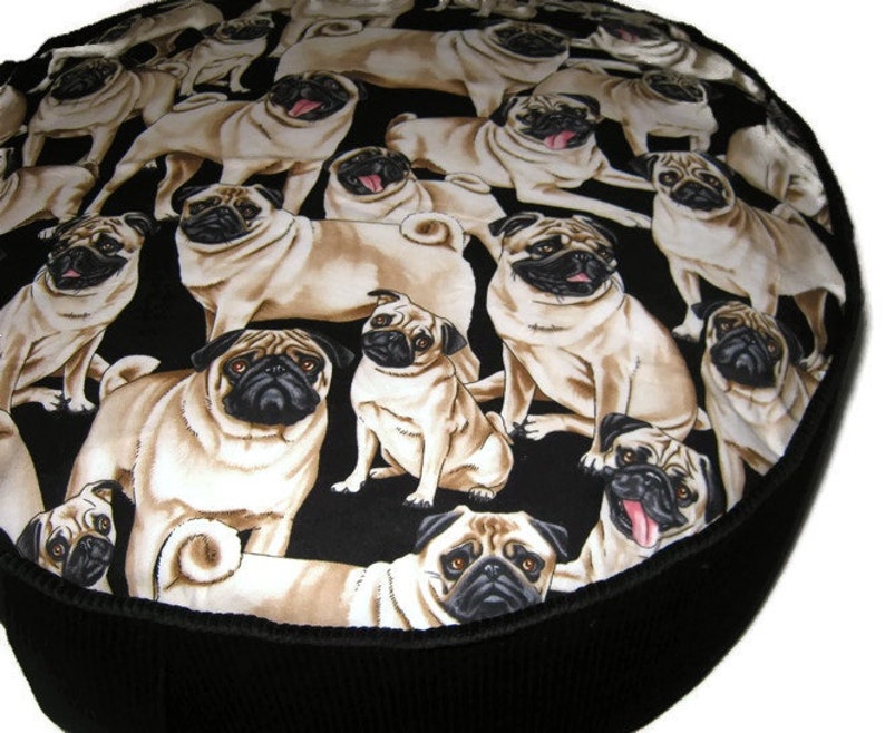 Right Proper UK Pug Cushion Cover main image 1