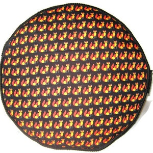 Foxes Pouffe Foot Rest Bean Bag Floor Cushion, Bean Bag Fabric OTtoman image 1