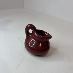 Mini-pichet Bybee Pottery, glaçure marron