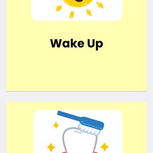 Calendriers visuels pour enfants | Cartes de routine pour l'autisme | Tableau imprimable des routines quotidiennes pour les tout-petits et les enfants