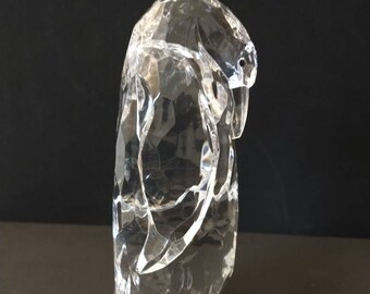 FTC Clear Acrylic Faceted 5" Penguin Figure