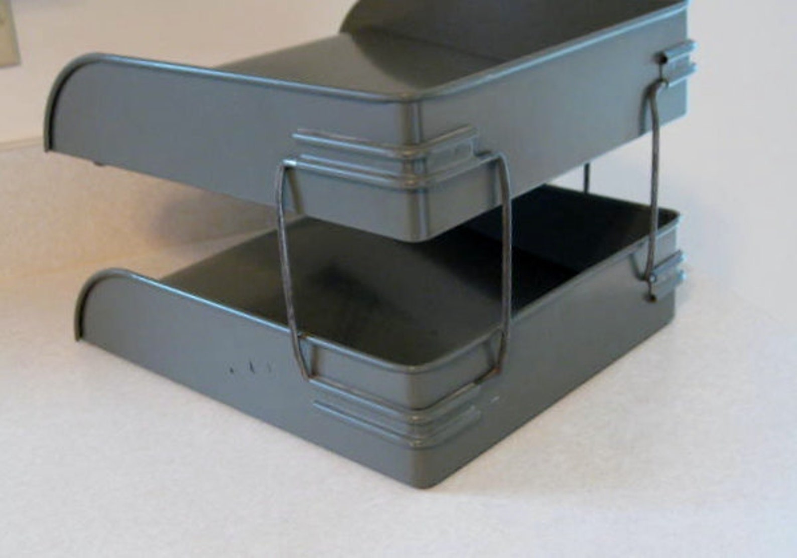 Globe Wernicke Metal Desk Stacking Letter Trays Etsy