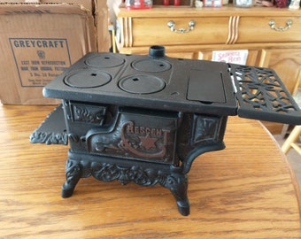 Greycraft Cast Iron Reproduction No.12 Range Miniature Wood - Etsy