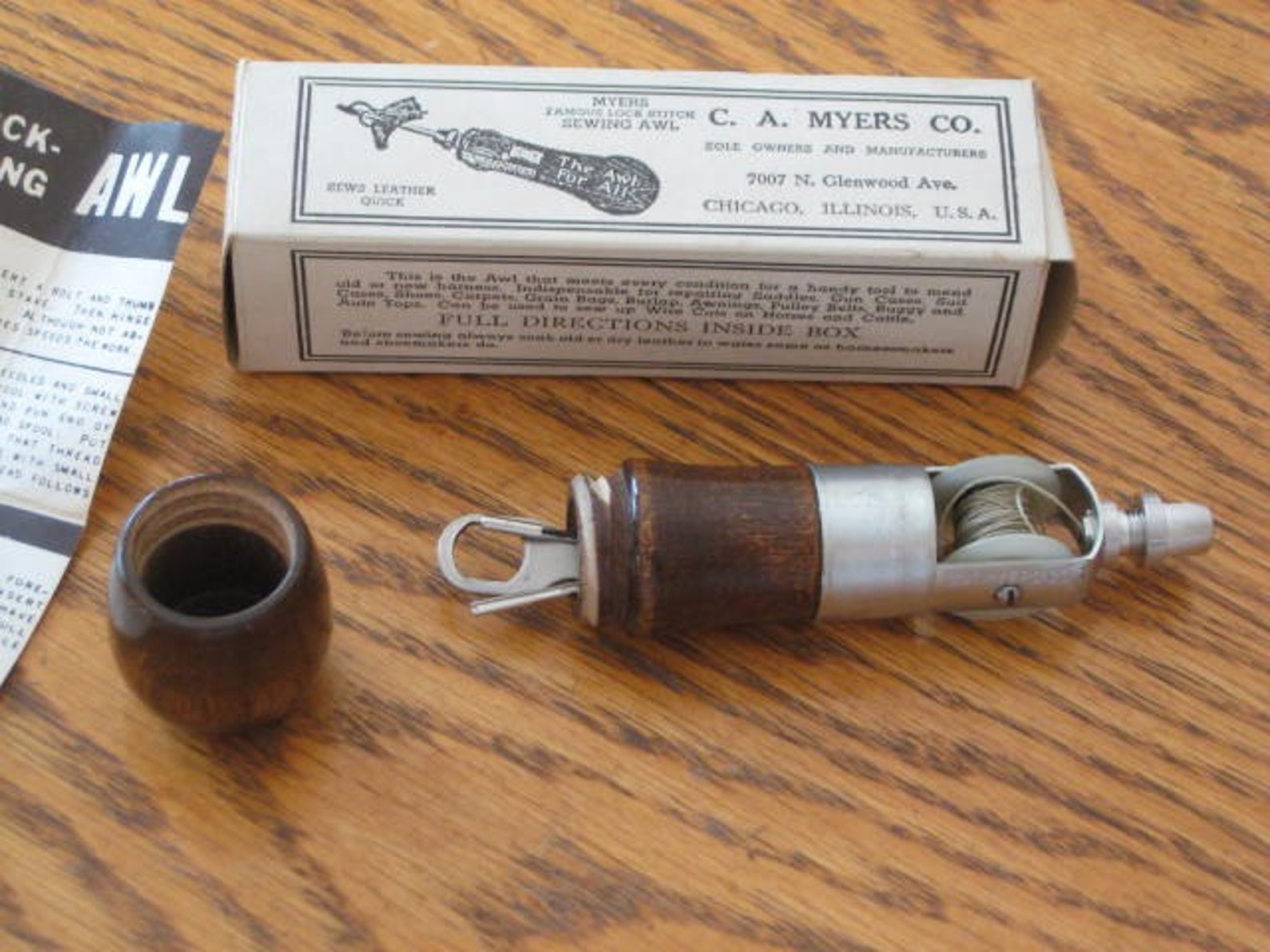 C.A. Myers Co. Awl for All Combination Sewing Awl Etsy