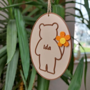 4er-Set Anhänger Ostern personalisiert Geschenk Frühling Bastelbedarf Dekoration Strauch Ei Name Hase Bär Igel Herbst Wichtel Weihnachten