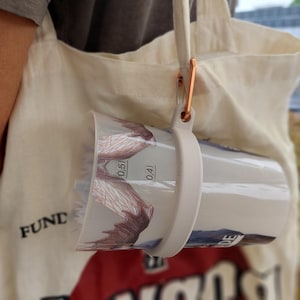 Cup Holder Festival Concert Mount 0.4 L 0.5 L Carabiner Bag Backpack Belt Football Ice Hockey Show Event