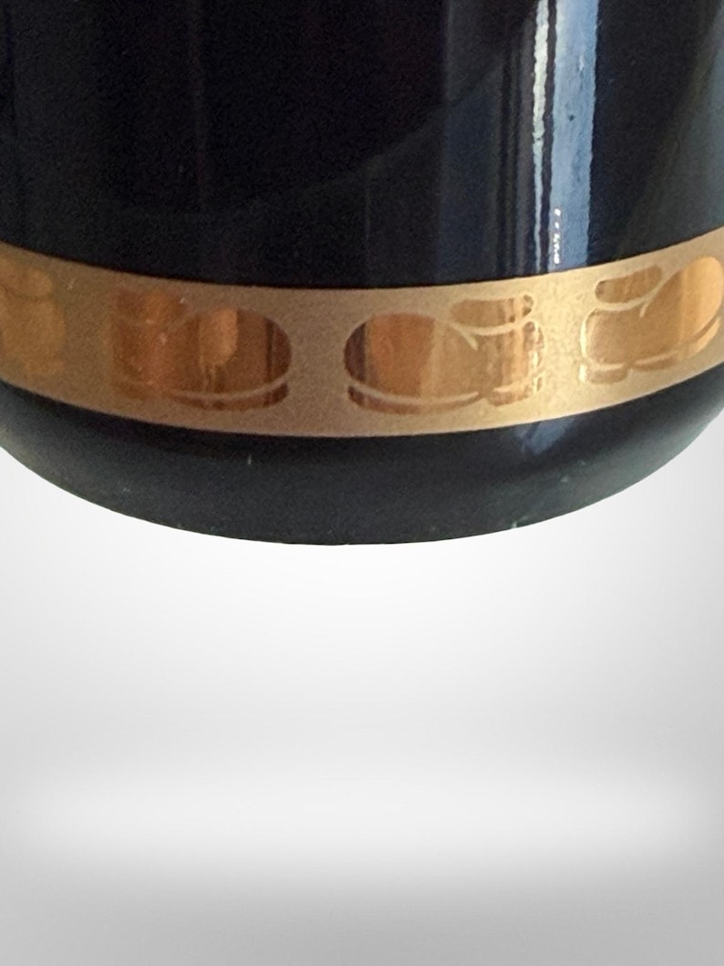 Tokyo Disneyland Mickey Mouse Black Gold Mug Made in Japan Disney image 4