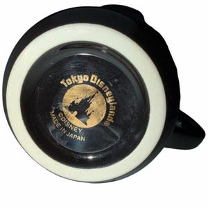 Tokyo Disneyland Mickey Mouse Black Gold Mug Made in Japan Disney image 3