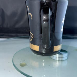 Tokyo Disneyland Mickey Mouse Black Gold Mug Made in Japan Disney image 5