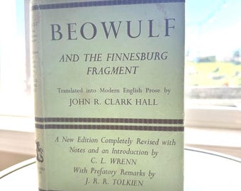 Beowulf and the Finnesburg Fragment | Tolkien Remarks | Vintage HC