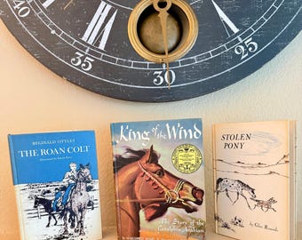 Vintage Horse Books Bundle: King of the Wind, Roan Colt, Stolen Pony