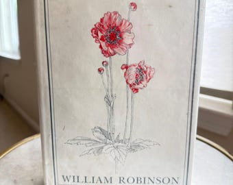 El jardín de flores inglés, de William Robinson, 1984, Amaryllis Press, tapa dura.
