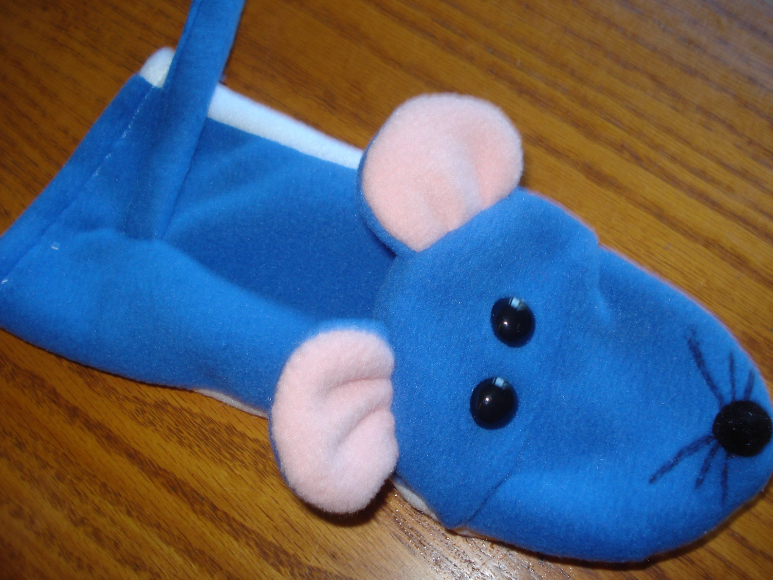 Blue Mouse Hand Puppet Puppets Mice Social Skills Movable Etsy