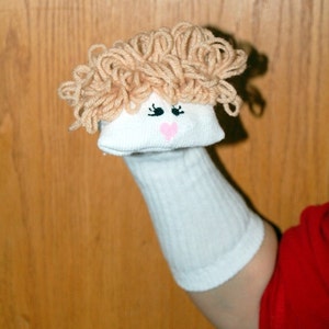 Mother Sock Puppet educational aid visual aid  from Puppets by Margie