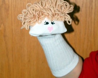 Mother Sock Puppet educational aid visual aid  from Puppets by Margie