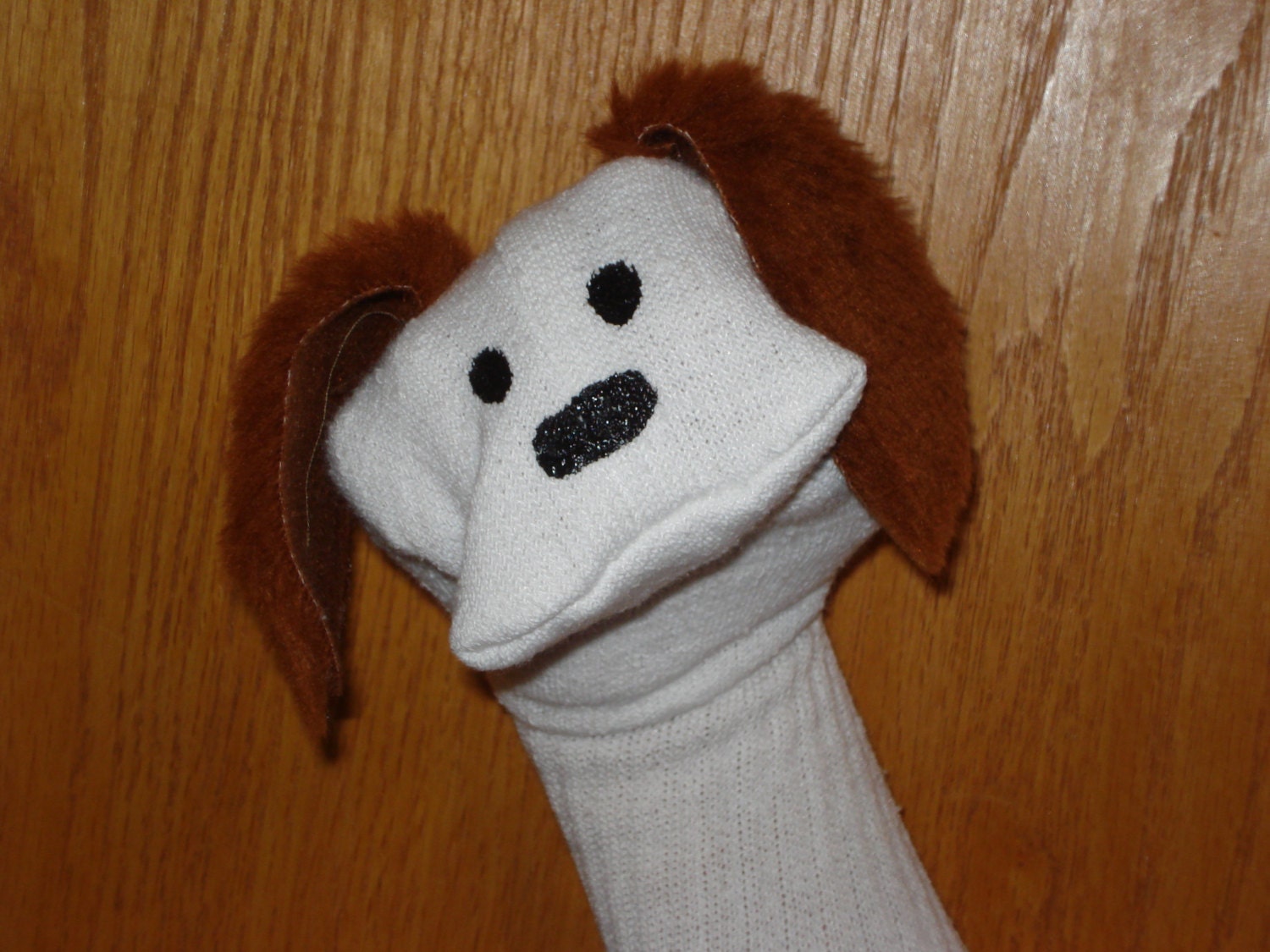 Brown Dog Puppy Sock Puppet Interactive Story Telling From Etsy