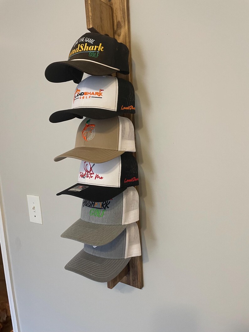 Custom Stocking Cap Rack Custom Hat Rack: Baseball Cap Organizer - Etsy