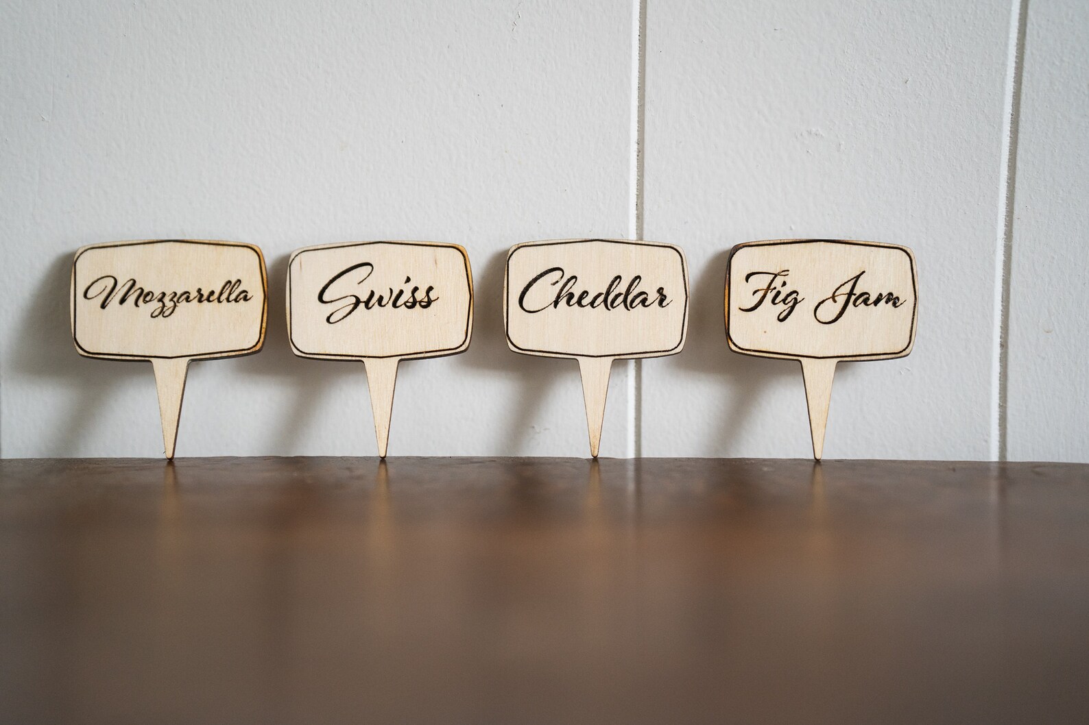 Wooden Cheese Markers Grazing Table Prop Charcuterie Board Etsy