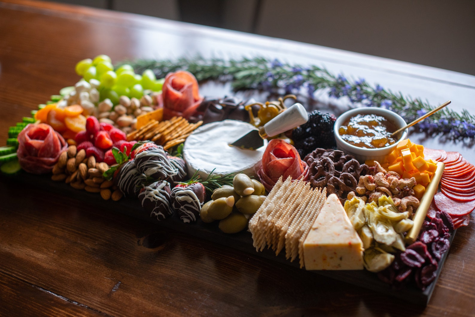 Monogrammed Letter Charcuterie Board With Handles Perfect for Etsy