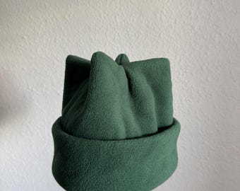 Hunter Green Super Cozy 4 Point Beanie