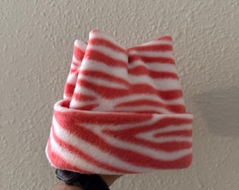 Zebra Super Cozy 4 Point Beanie