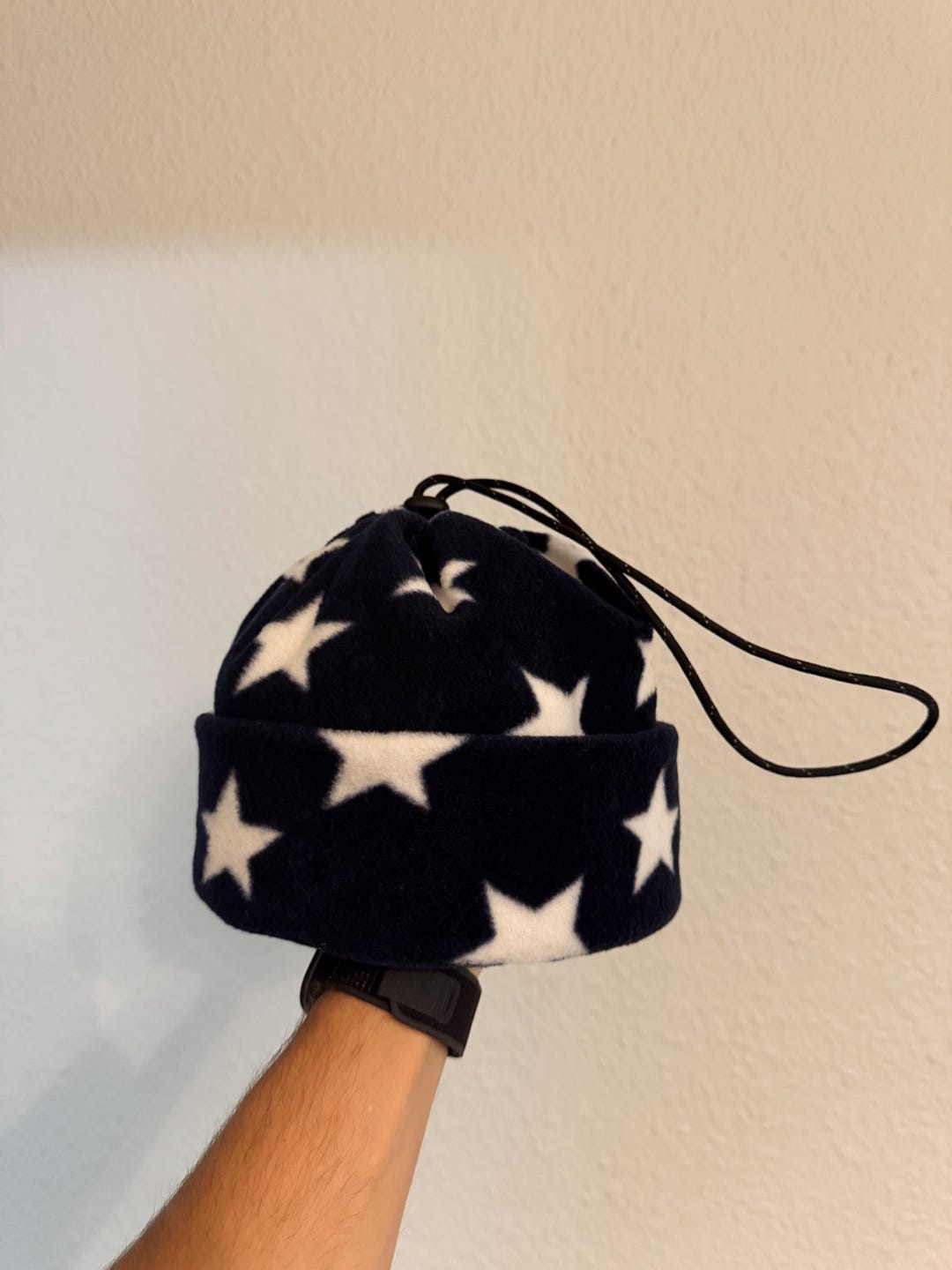 Navy Star Cinch Super Cozy 4 Point Beanie - Etsy