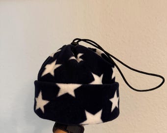 Navy Star Cinch Super Cozy 4 Point Beanie